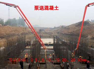 泵送混凝土用砂石：05、12、13